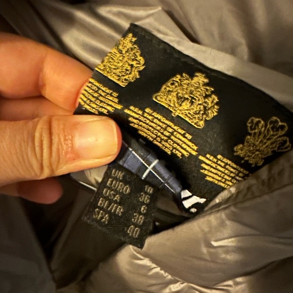 Barbour Silver Puffer Jacket - Picture 6 of 6